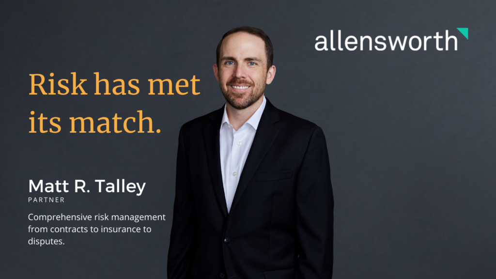 Matt Talley New Partner Announcement
