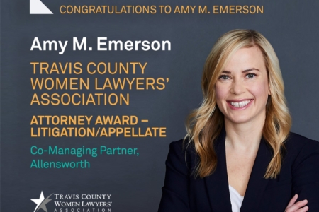 Image about Celebrating Amy Emerson: 2025 TCWLA Litigation & Appell