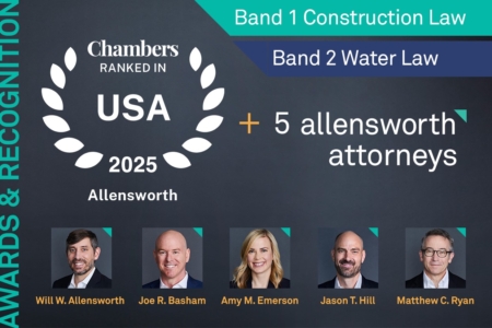 Image about Allensworth Earns Chambers USA: Texas 2025 Rankings in Const