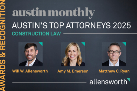 Image about Three Allensworth Partners Named Among Austin Monthly’s 20